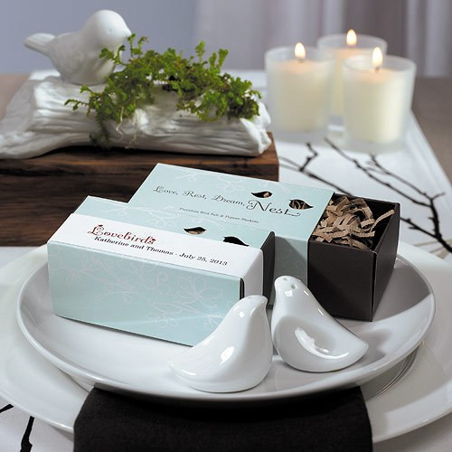 Love Bird Salt & Pepper Shaker Favors